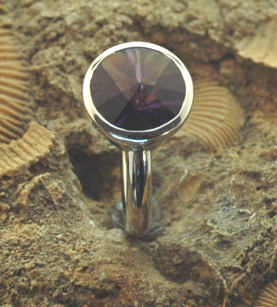 Amethyst-Ring Silber Fancycut